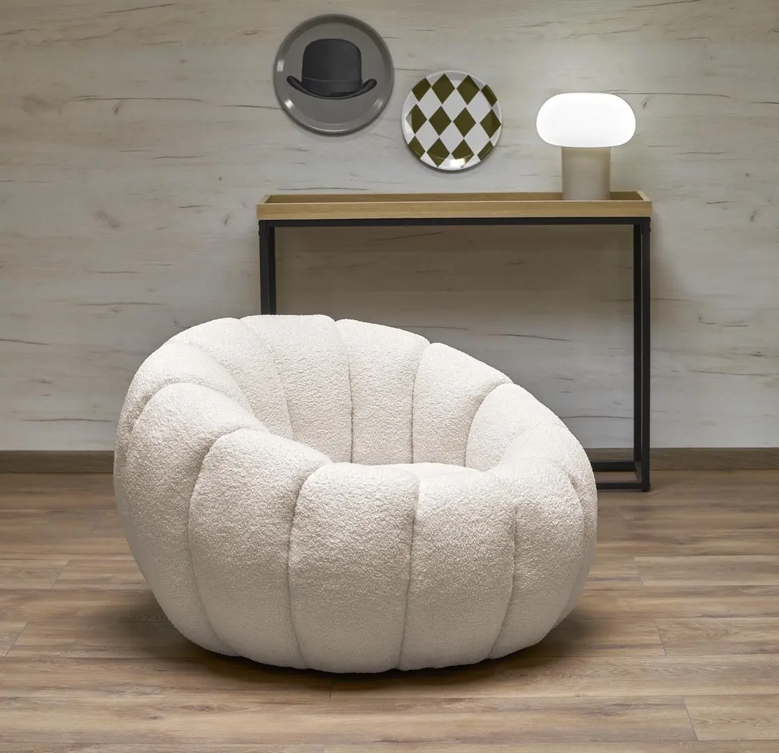 Fotoliu Halmar Gaspar (Cream)