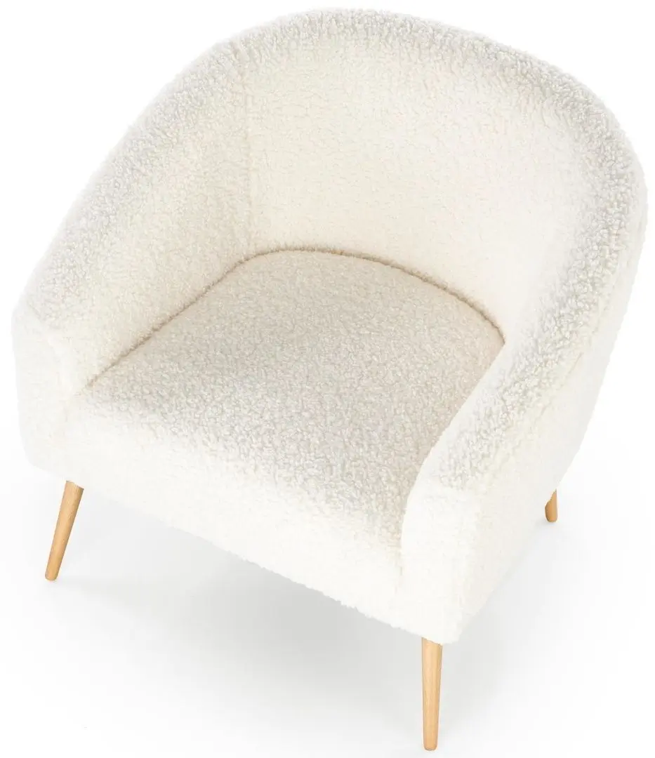 Fotoliu Halmar Grifon 2 (Cream/Natural)