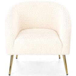 Fotoliu Halmar Grifon (Cream/Gold) Thumb