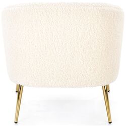 Fotoliu Halmar Grifon (Cream/Gold) Thumb