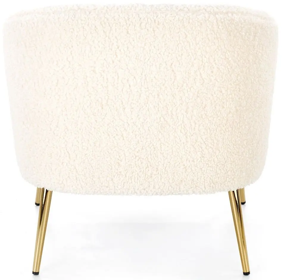 Fotoliu Halmar Grifon (Cream/Gold)