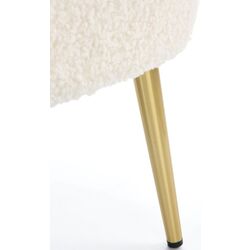 Fotoliu Halmar Grifon (Cream/Gold) Thumb