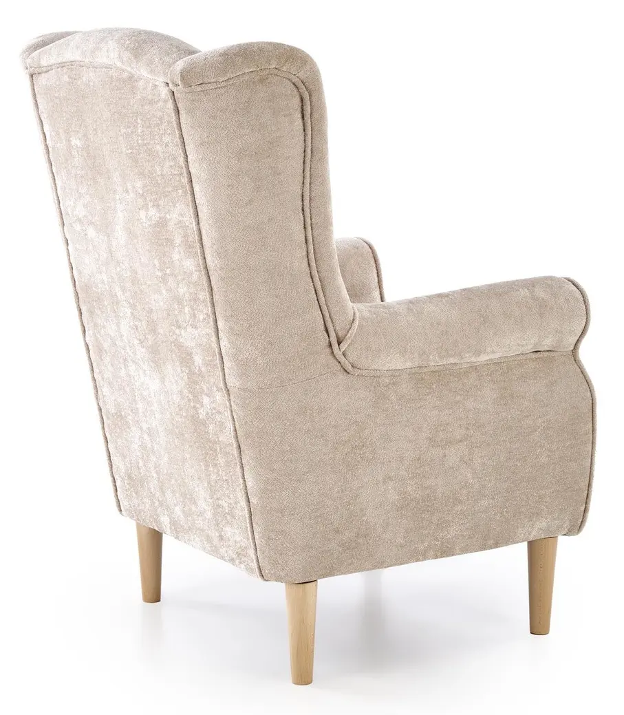 Fotoliu Halmar Hermes (Beige/Natural)