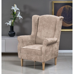 Fotoliu Halmar Hermes (Beige/Natural)