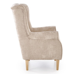 Fotoliu Halmar Hermes (Beige/Natural) Thumb