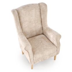 Fotoliu Halmar Hermes (Beige/Natural) Thumb