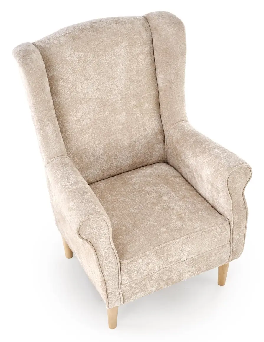 Fotoliu Halmar Hermes (Beige/Natural)