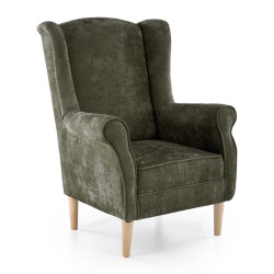 Fotoliu Halmar Hermes (Olive/Natural) Thumb