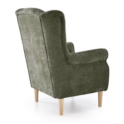 Fotoliu Halmar Hermes (Olive/Natural) Thumb