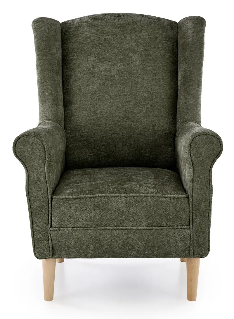 Fotoliu Halmar Hermes (Olive/Natural)