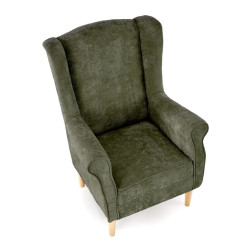 Fotoliu Halmar Hermes (Olive/Natural) Thumb