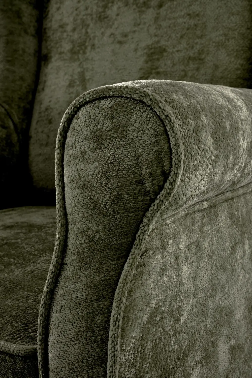 Fotoliu Halmar Hermes (Olive/Natural)