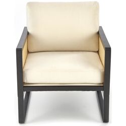 Fotoliu Halmar Ilario (Black/Natural) Thumb