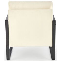 Fotoliu Halmar Ilario (Black/Natural) Thumb