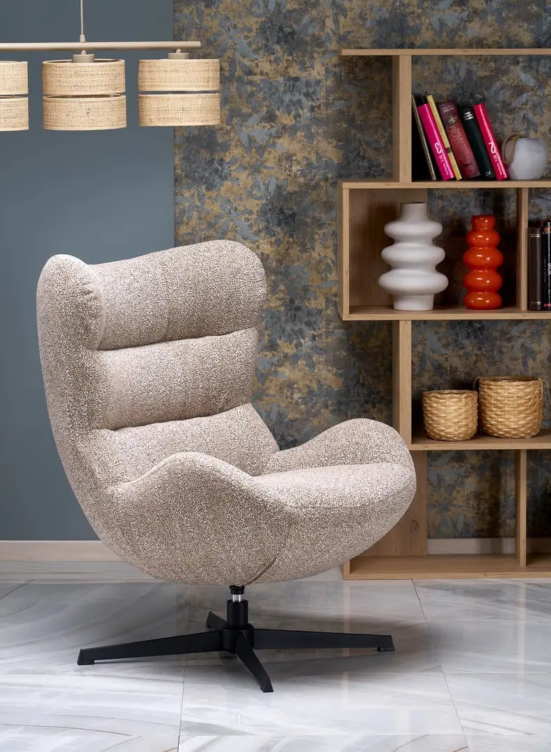 Fotoliu Halmar Jackie (Dark Beige)