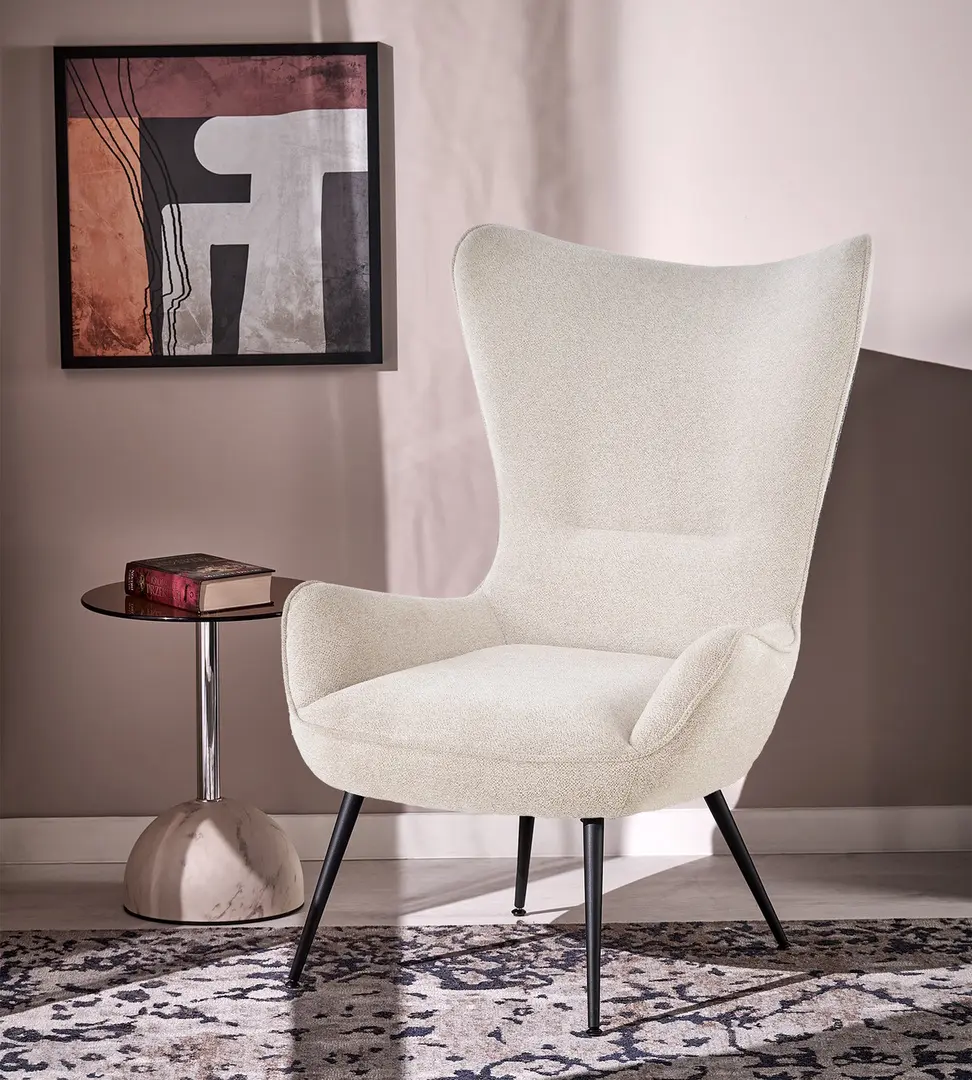 Fotoliu Halmar Jukon (Cream)