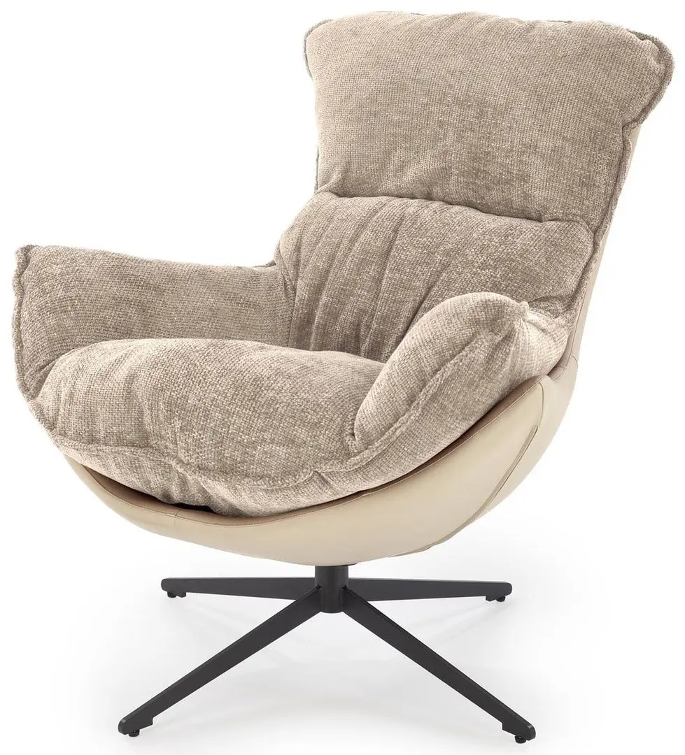 Кресло Halmar Lobster (Beige/Black)