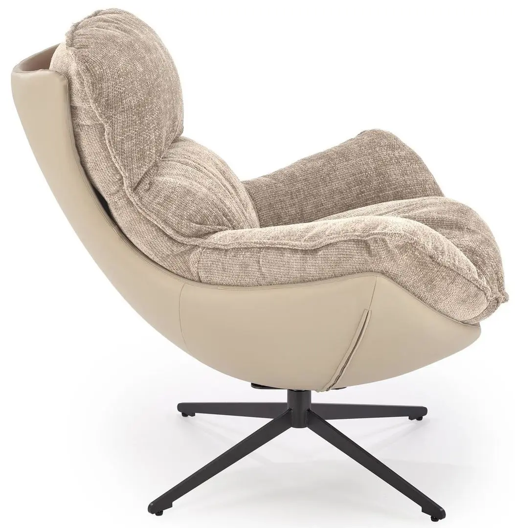 Кресло Halmar Lobster (Beige/Black)