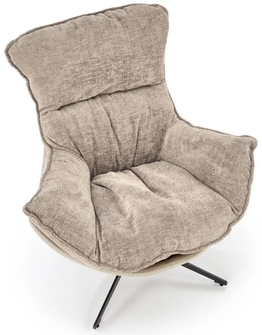 Кресло Halmar Lobster (Beige/Black)