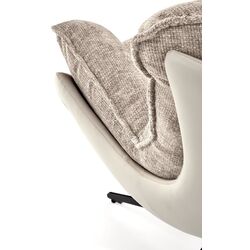 Кресло Halmar Lobster (Beige/Black) Thumb