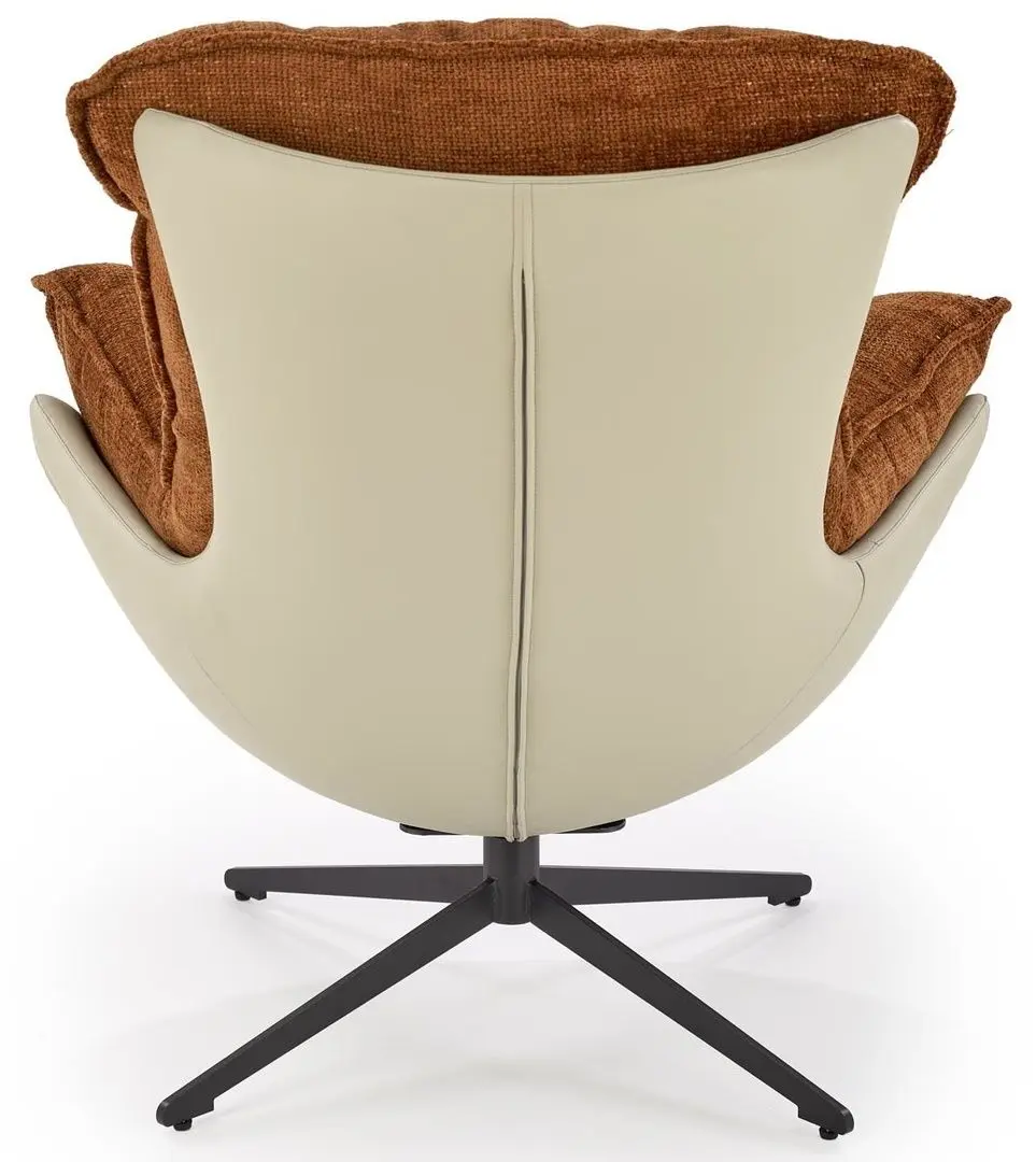 Fotoliu Halmar Lobster (Cinnamon/Black)