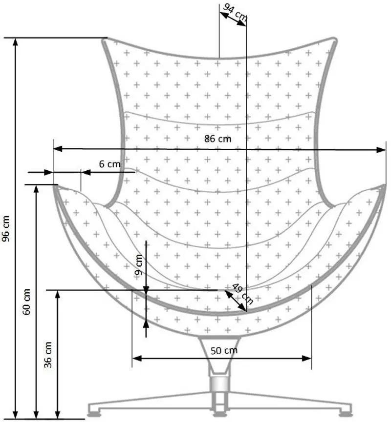 Кресло Halmar Luxor (Black)