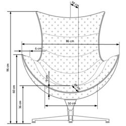 Fotoliu Halmar Luxor (Dark Brown) Thumb