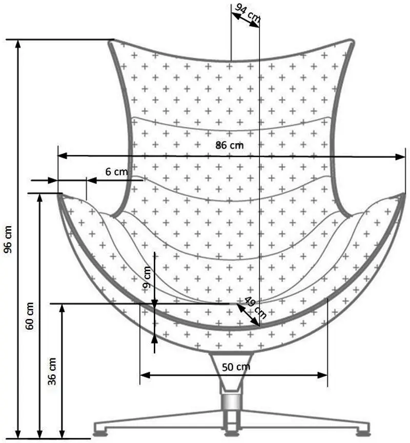 Кресло Halmar Luxor (White)