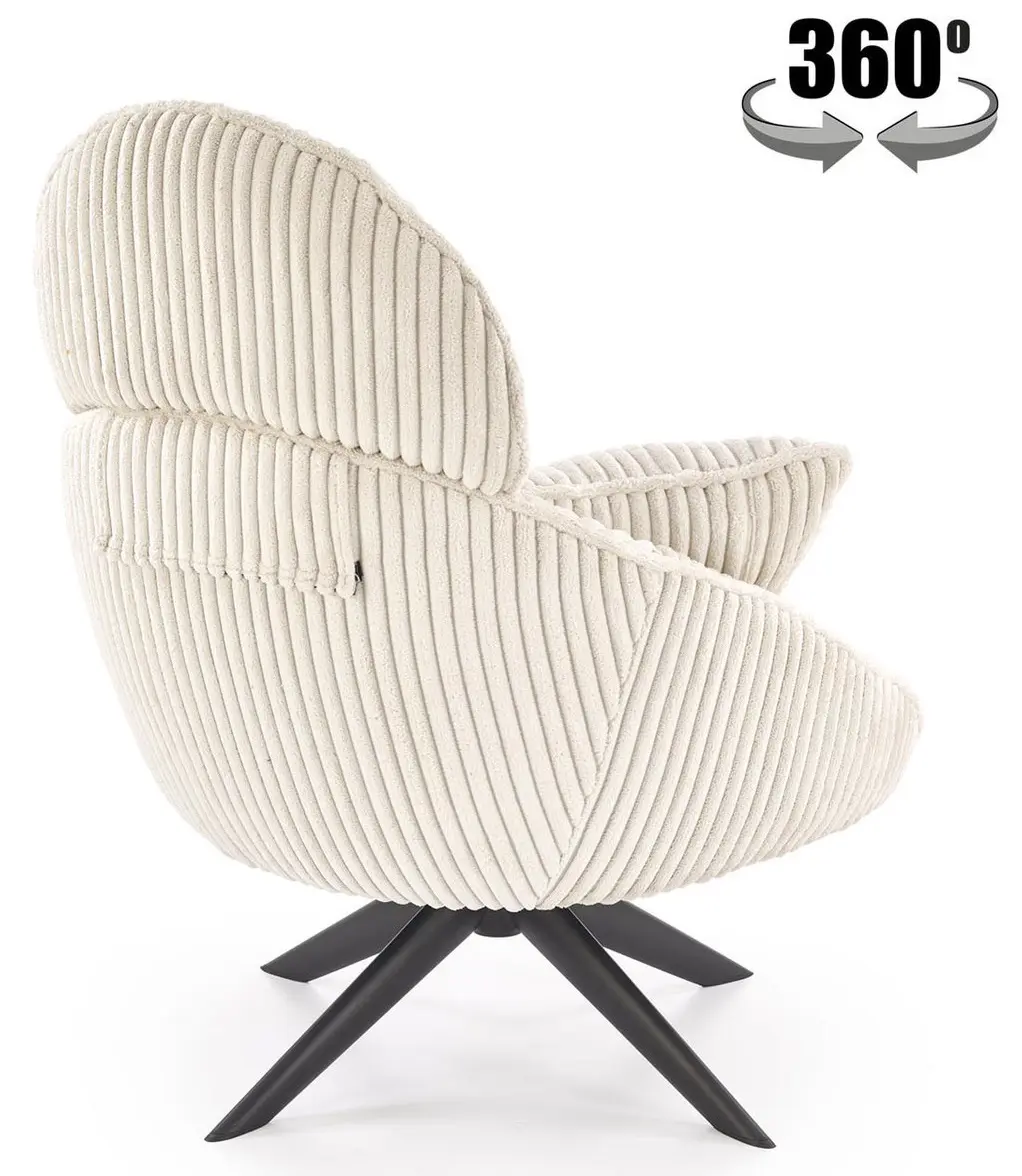 Fotoliu Halmar Merry 2 (Cream) - 3