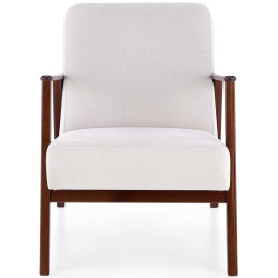 Fotoliu Halmar Milano 1S Castel 04 (Light Beige/Dark Walnut) Thumb