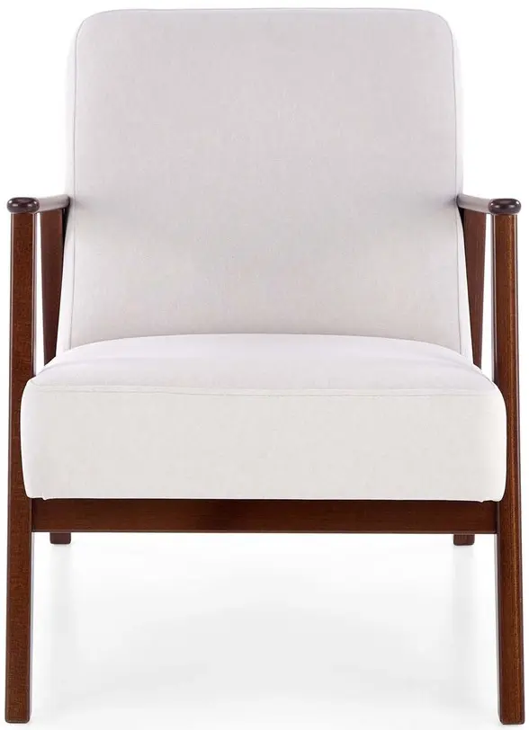 Fotoliu Halmar Milano 1S Castel 04 (Light Beige/Dark Walnut) - 5