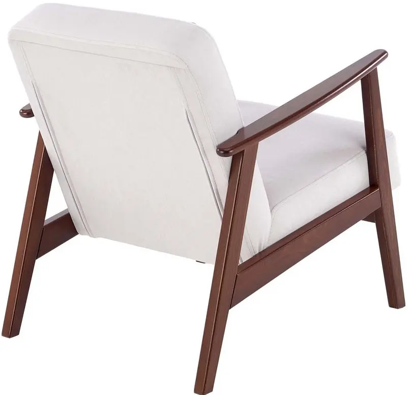Fotoliu Halmar Milano 1S Castel 04 (Light Beige/Dark Walnut) - 8