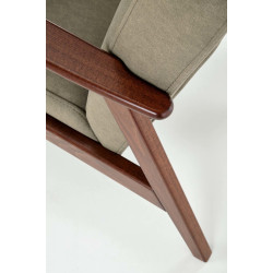 Fotoliu Halmar Milano 1S Castel 39 (Olive/Dark Walnut) Thumb