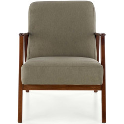 Fotoliu Halmar Milano 1S Castel 39 (Olive/Dark Walnut) Thumb