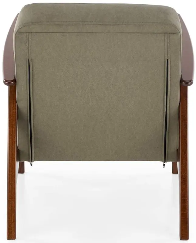 Fotoliu Halmar Milano 1S Castel 39 (Olive/Dark Walnut) - 7