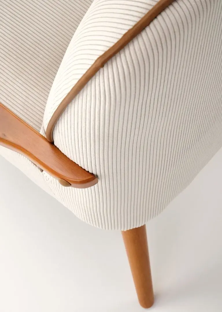 Кресло Halmar Pastore (Light Beige/Light Walnut)