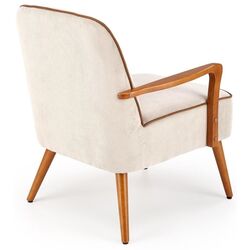 Кресло Halmar Pastore (Light Beige/Light Walnut) Thumb