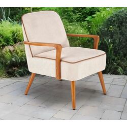 Fotoliu Halmar Pastore (Light Beige/Light Walnut)