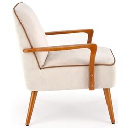 Кресло Halmar Pastore (Light Beige/Light Walnut) Thumb