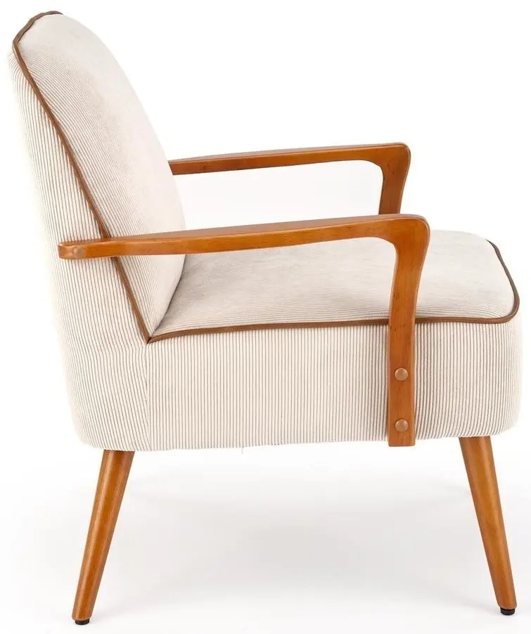 Кресло Halmar Pastore (Light Beige/Light Walnut)