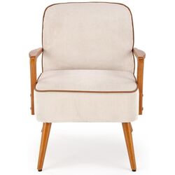 Кресло Halmar Pastore (Light Beige/Light Walnut) Thumb