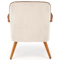 Кресло Halmar Pastore (Light Beige/Light Walnut) Thumb