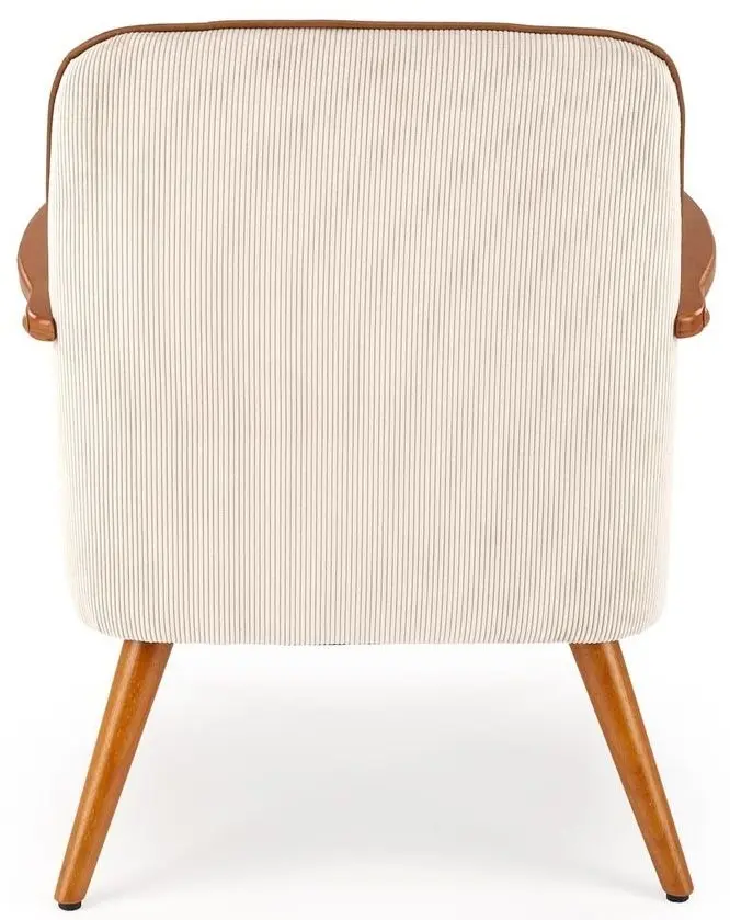 Кресло Halmar Pastore (Light Beige/Light Walnut)