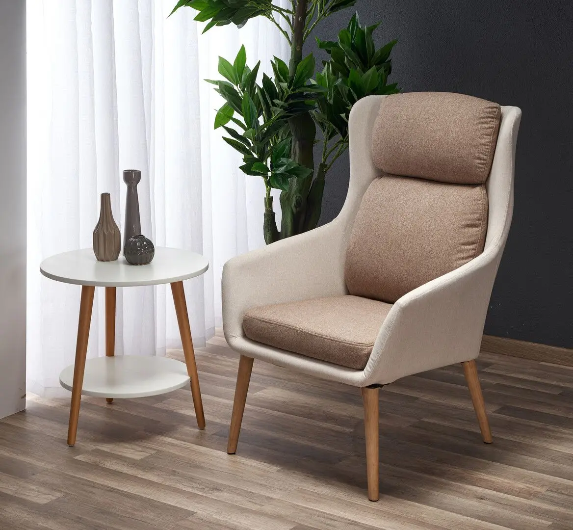 Fotoliu Halmar Purio (Beige/Brown) - 2