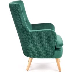 Fotoliu Halmar Ravel (Dark Green/Natural) Thumb