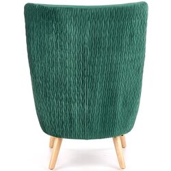 Fotoliu Halmar Ravel (Dark Green/Natural) Thumb