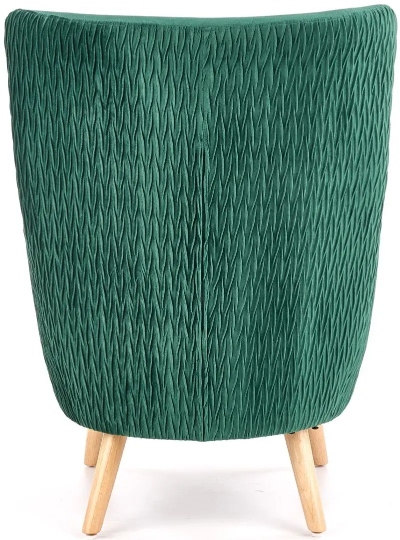 Fotoliu Halmar Ravel (Dark Green/Natural)