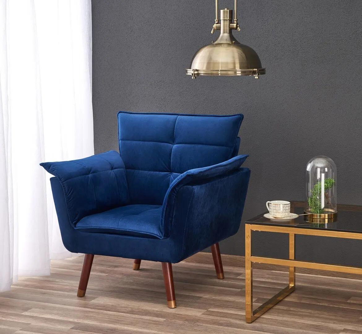 Fotoliu Halmar Rezzo (Navy Blue) - 6