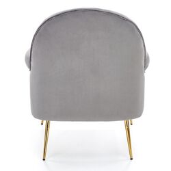 Fotoliu Halmar Santi (Gray/Golden) Thumb
