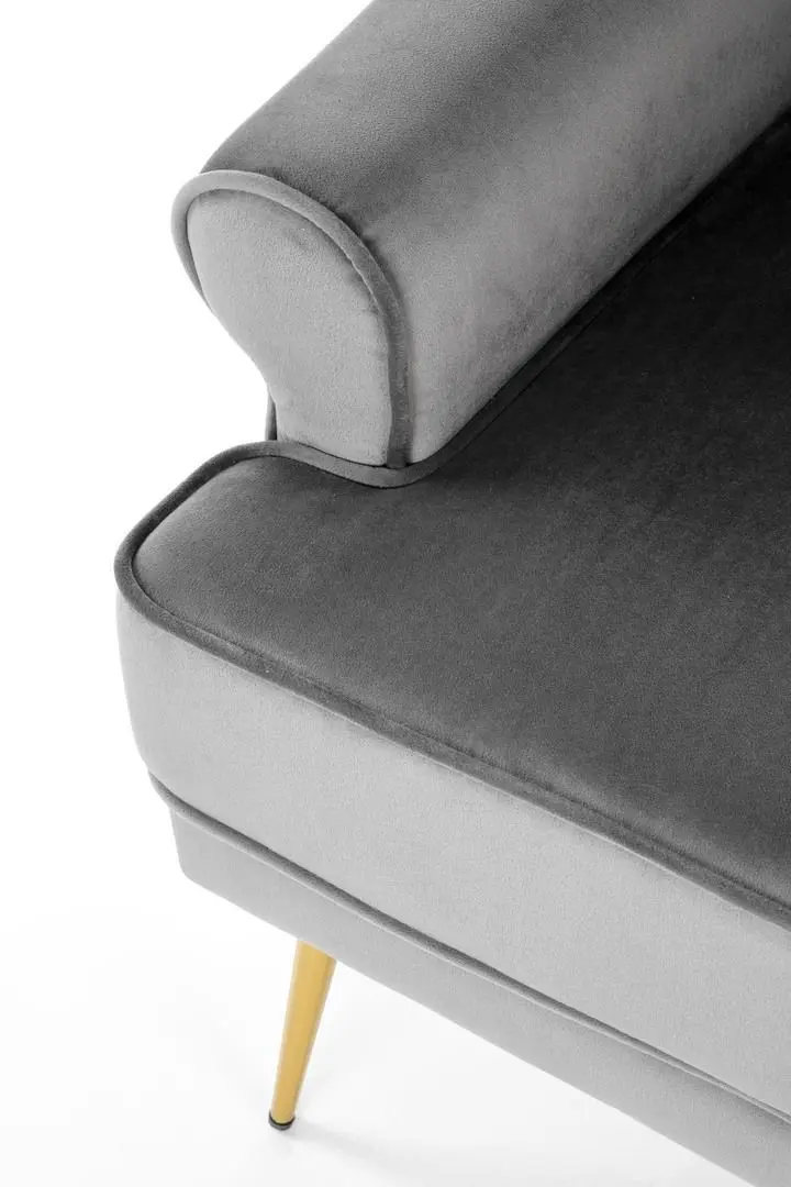 Fotoliu Halmar Santi (Gray/Golden) - 10
